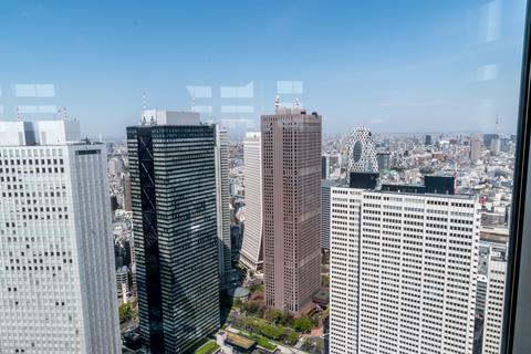From the top of the Tokyo Metropolitan Government Building